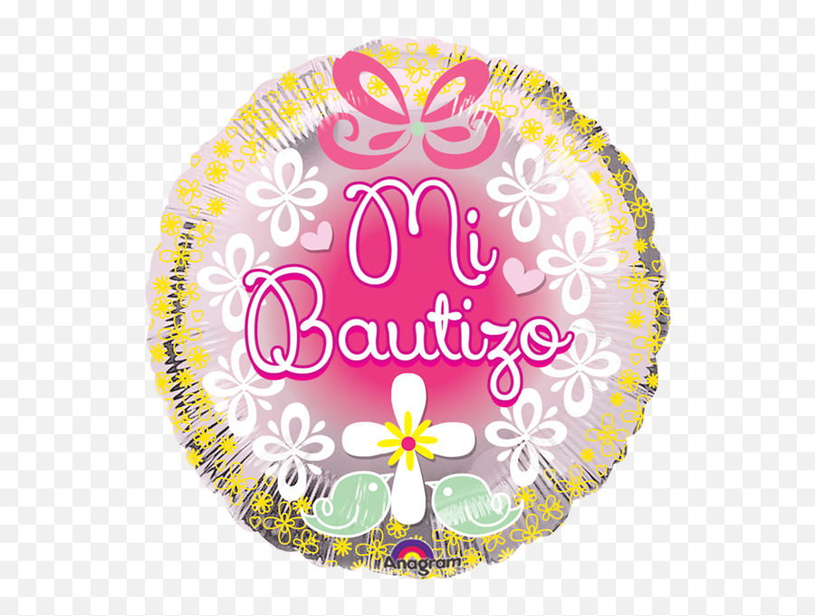 Download Hd Globo Mi Bautizo Niña - Mi Bautizo Png Mi Bautizo Png,Globo Png