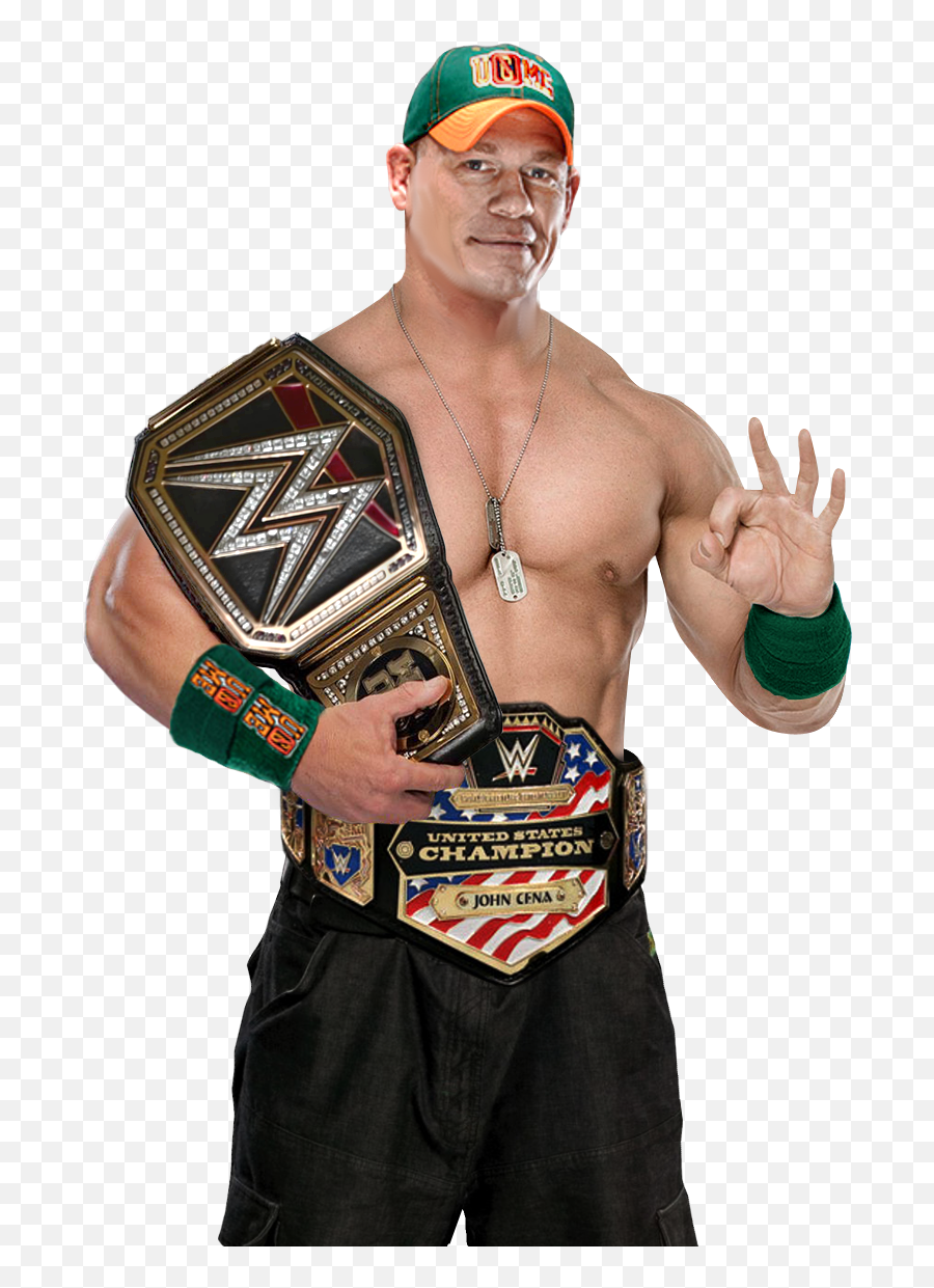 John Cena With Wwe Championship - John Cena Wwe Champion Png,Cena Png