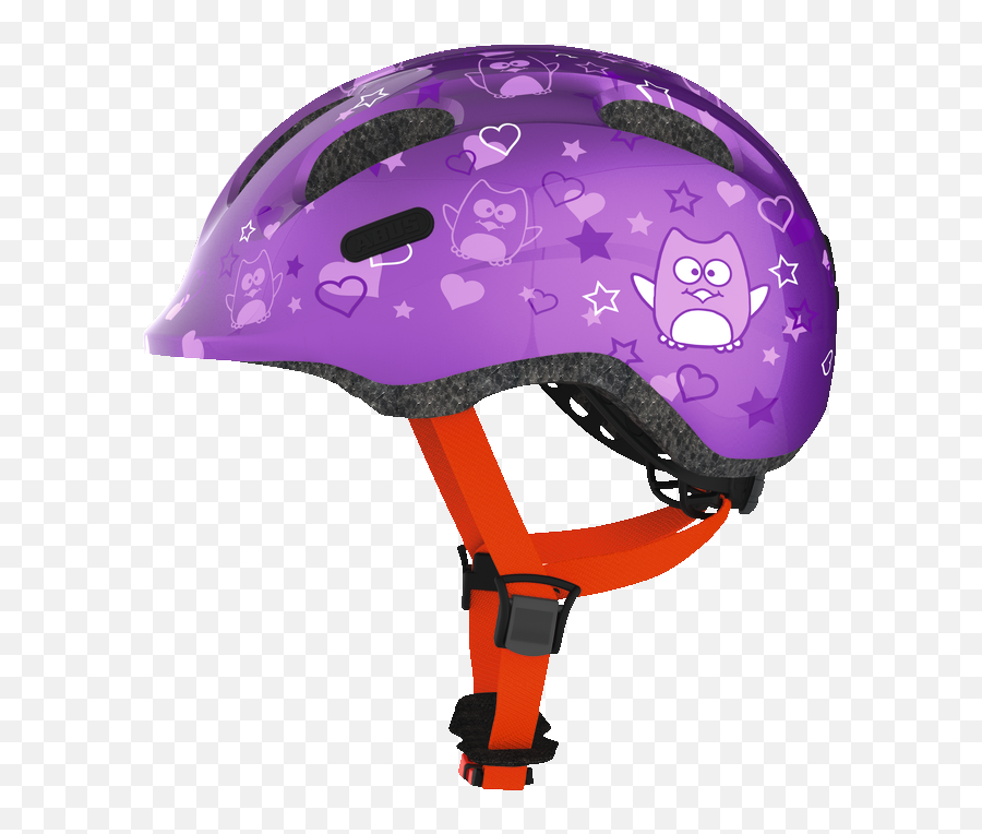 Smiley 20 Purple Star M - Abus Kask Rowerowy Fioletowy Dziecicy Png,Purple Star Png