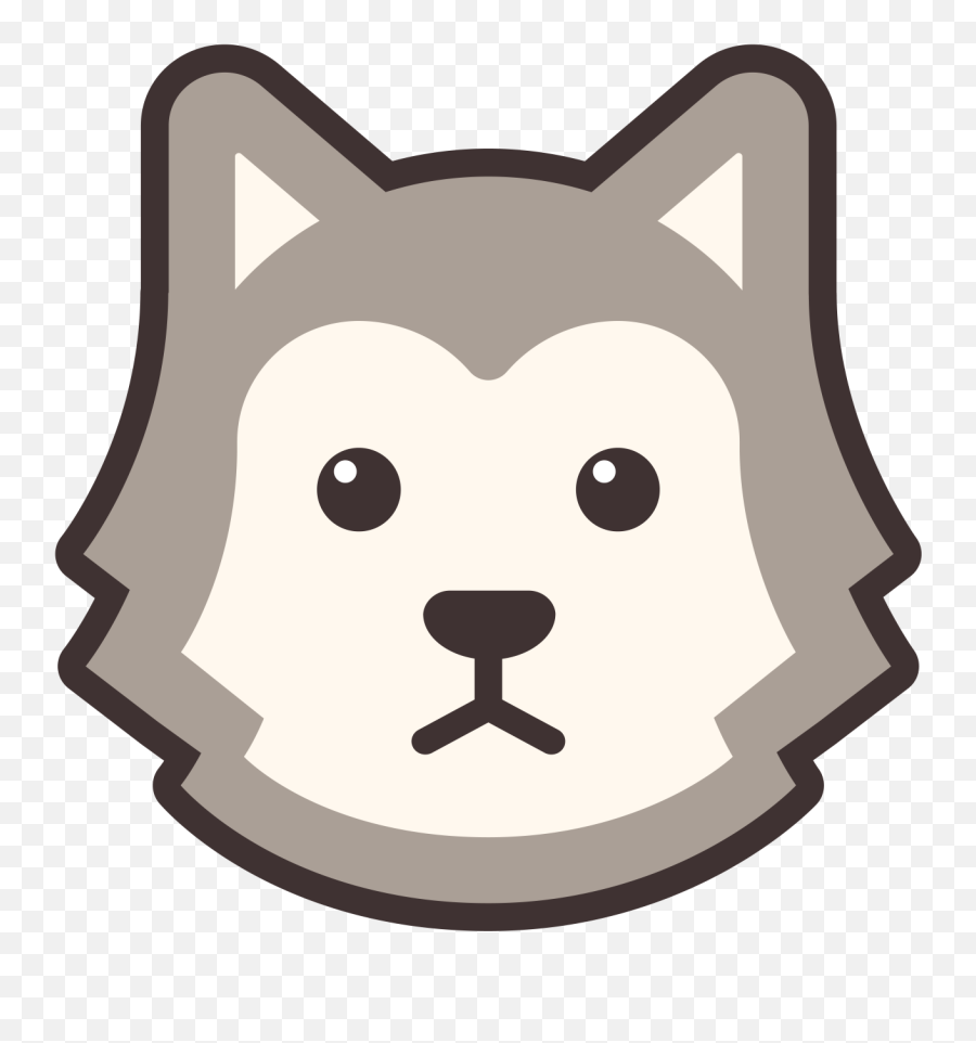 Download Love - Dislike Cute Cartoon Husky Png Image With Cute Husky Cartoon Png,Husky Transparent Background