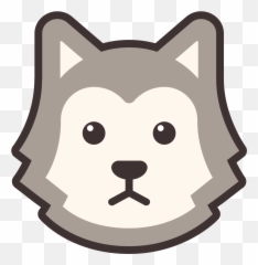 Download Love - Dislike Cute Cartoon Husky PNG Image with Png