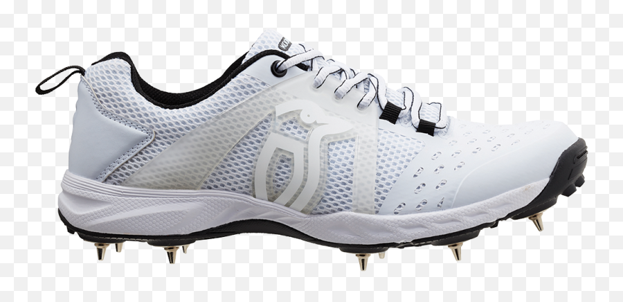 Download Pro 2000 Spike Shoe White Side - Cricket Spikes Cricket Shoes Png,Spikes Png