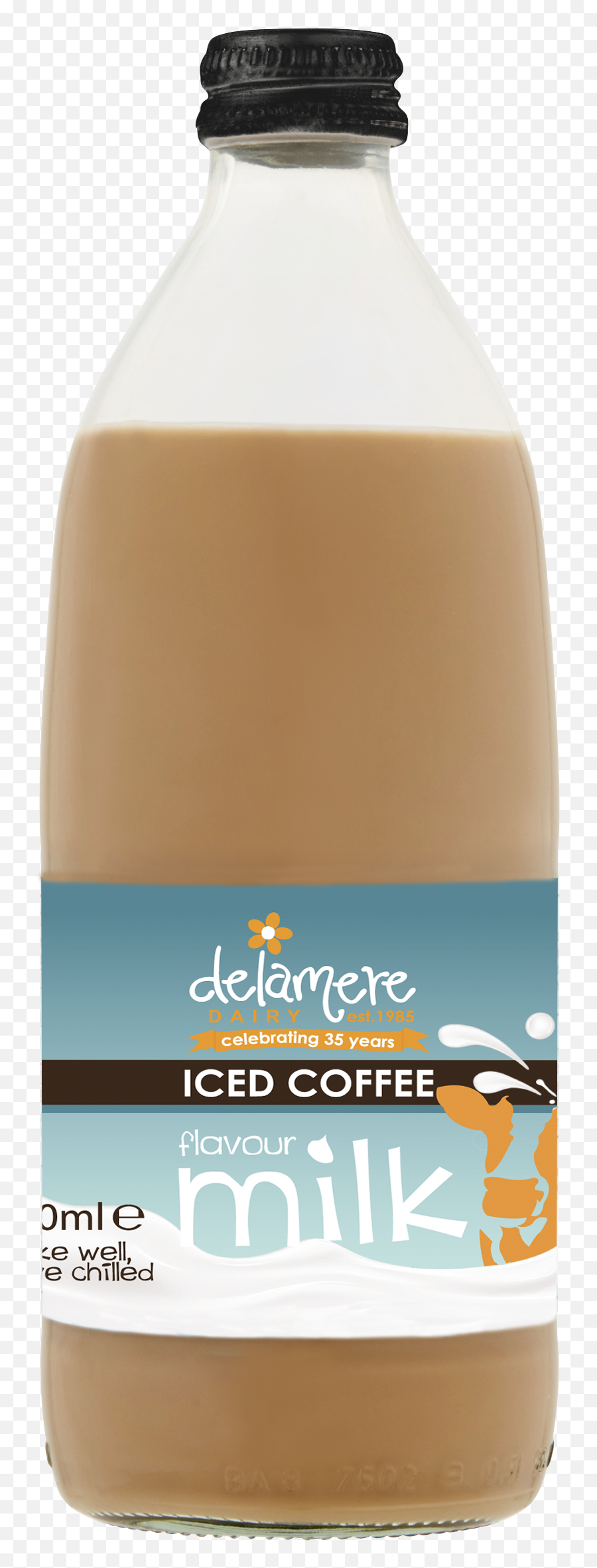 Iced Coffee Flavour Milk 500ml Delamere Dairy - Iced Coffee Flavoured Milk Png,Ice Coffee Png