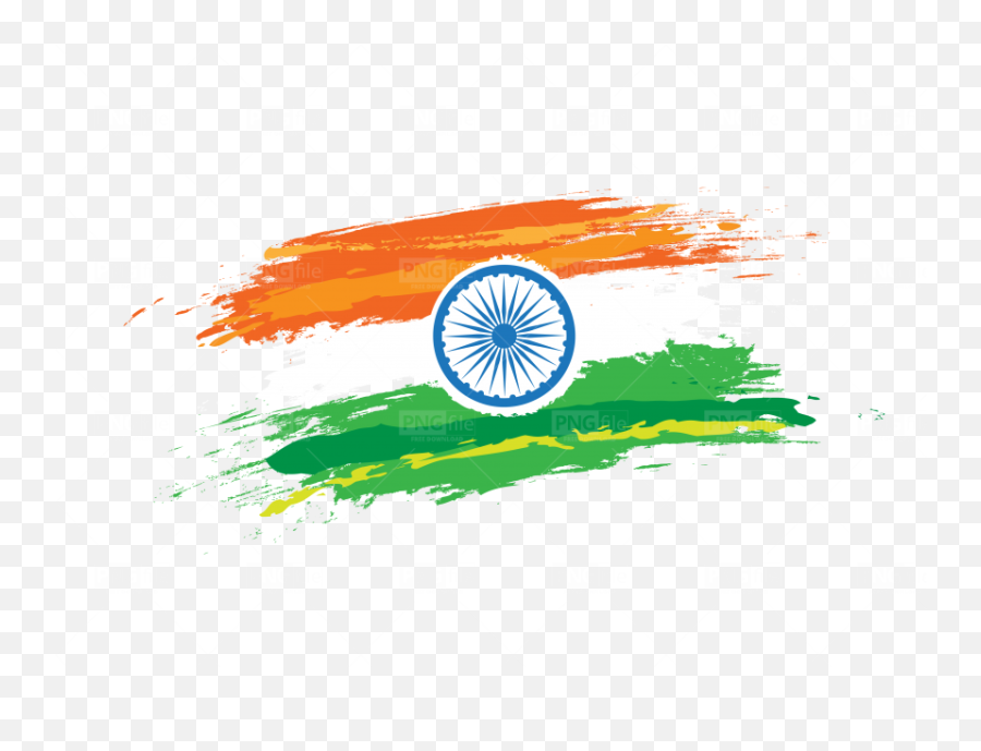Abstract Indian Flag Png Free Download - Free Download Images Indian Flag,Png File Download