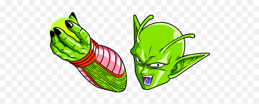 Dragon Ball Piccolo Cursor U2013 Custom Browser Extension - Cartoon Png,Piccolo Transparent