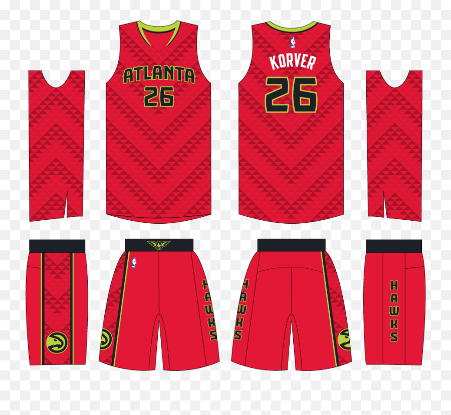 Atlanta Hawks - Atlanta Hawks Red Jersey Png,Atlanta Hawks Png