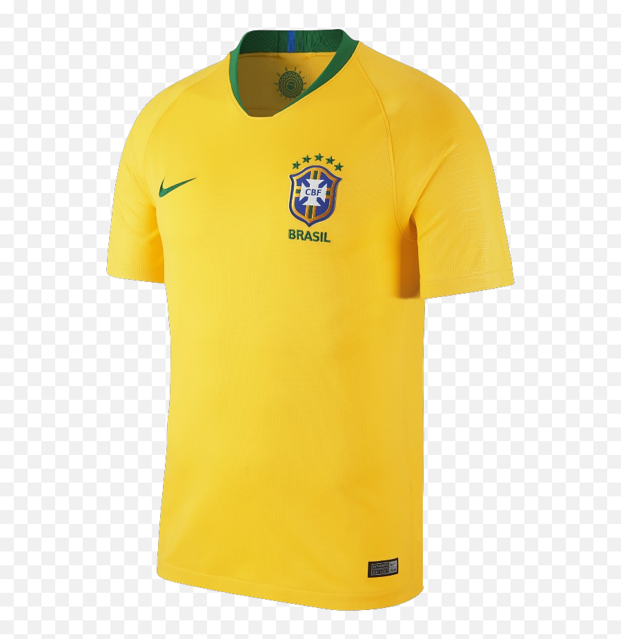 Brazil World Cup 2018 Home Jersey - Brazil Soccer Jersey 2018 Png,World Cup 2018 Png