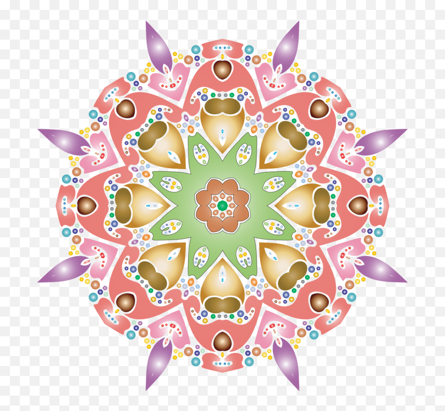 Pink Symmetry Kaleidoscope Png Clipart - Tessellation,Kaleidoscope Png