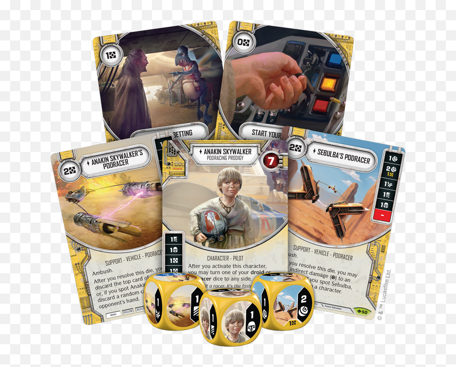 Ffg Get You Strapped Into Podracers For Star Wars Destiny Png Jar Binks