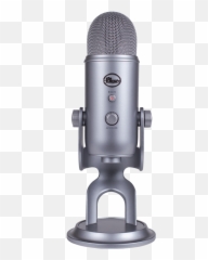 Transparent Mic Old Timey - Recording Microphone Blue Yeti Space Gray png