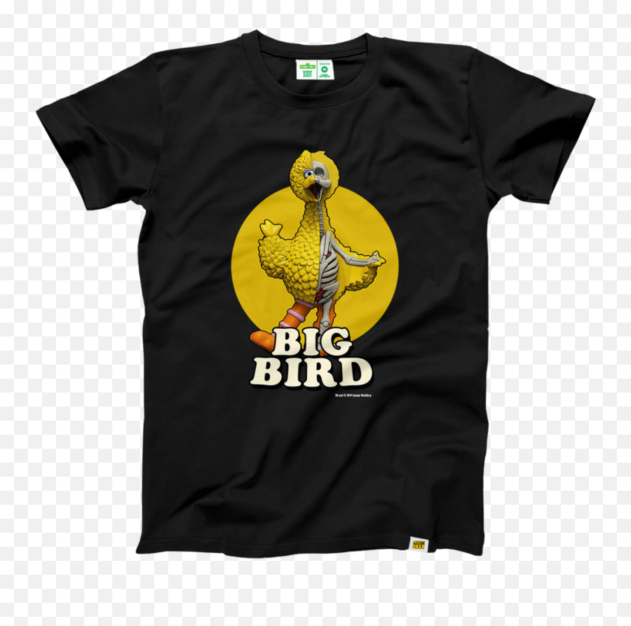 Black Big Bird T - Shirt Born This Way T Shirt Png,Big Bird Png