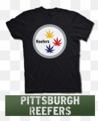 Pittsburgh Steelers Marijuana Bust Pot Leaf Logo Spoof - Gorillaz Plastic Beach Deluxe png