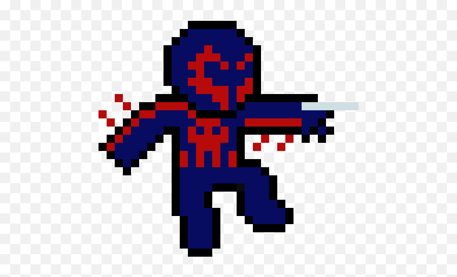 Spider - Man 2099 Spiderman Dibujo Plantillas Hama Beads Megaman 8 Bit Png,Spiderman 2099 Logo