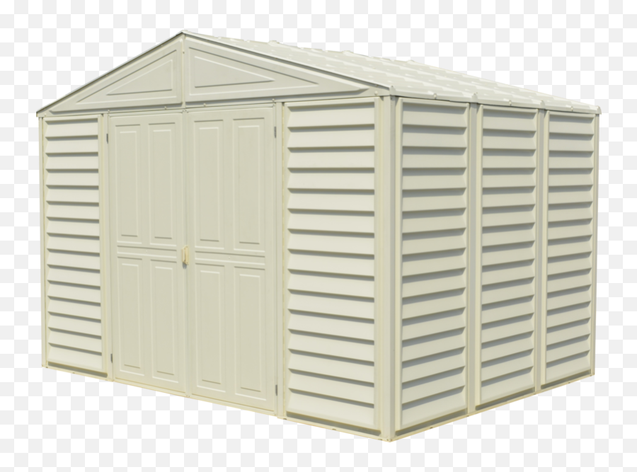 Duramax 105ft X 8ft Woodbridge Vinyl Shed With Foundation - Duramax 8 X 10 Shed Png,Shed Png