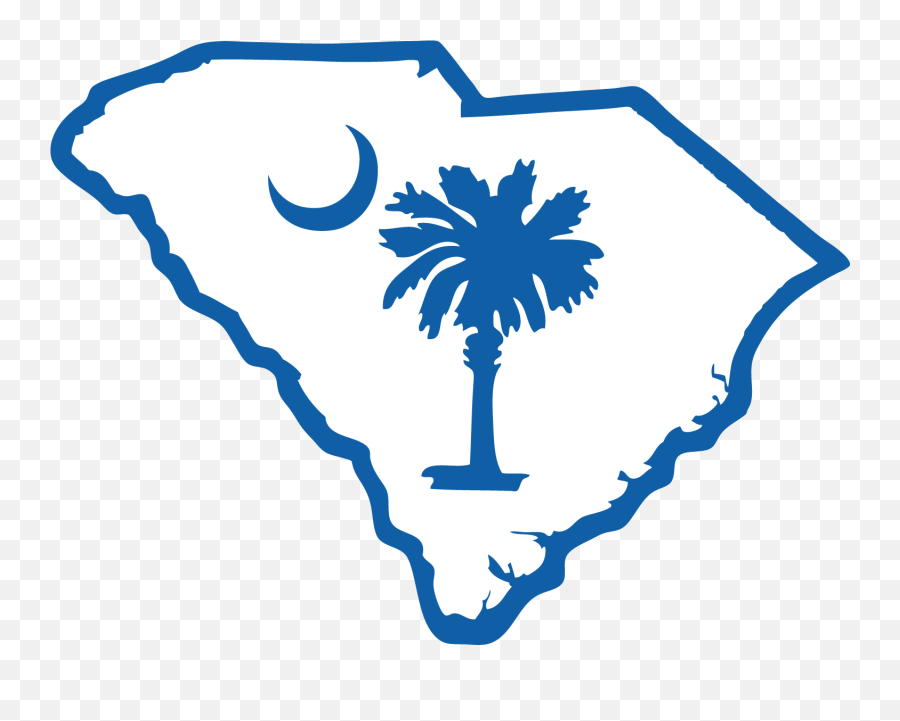 Free South Carolina State Silhouette - South Carolina Flag Svg Png,South Carolina Png
