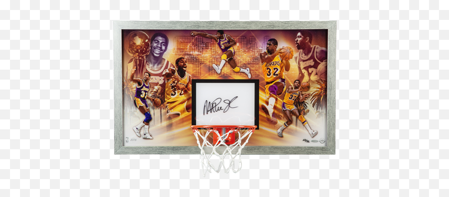 Download Los Angeles Lakers Magic - Basketball Rim Png,Magic Johnson Png