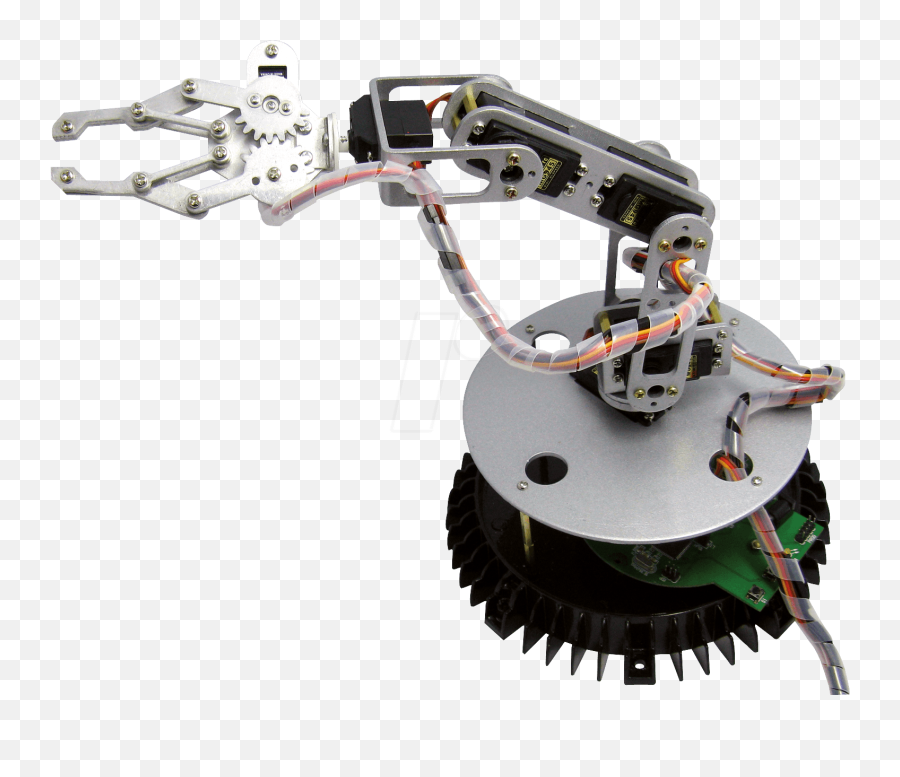 Metal Robotic Arm Kit - Pick And Place Robot Arm Design Png,Robot Arm Png