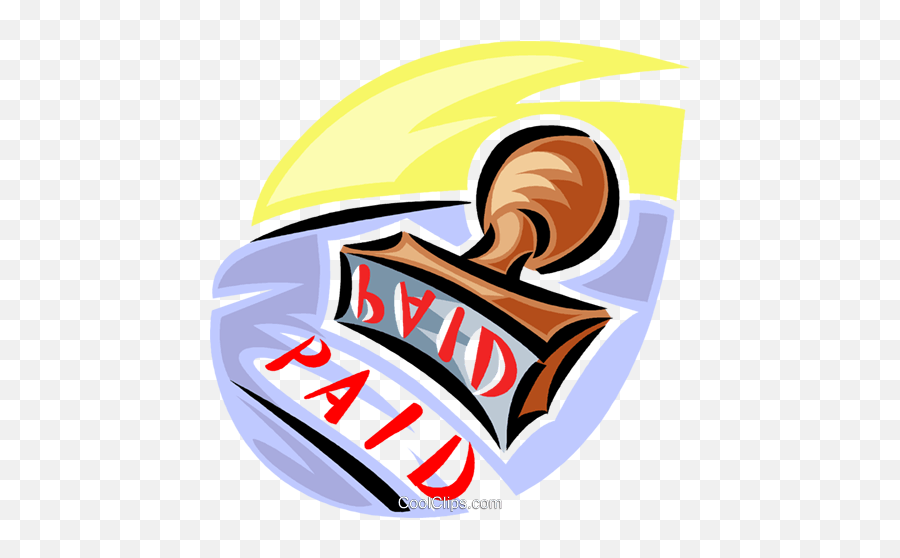 Rubber Stamps Paid In Full Royalty - Clip Art Png,Paid In Full Png