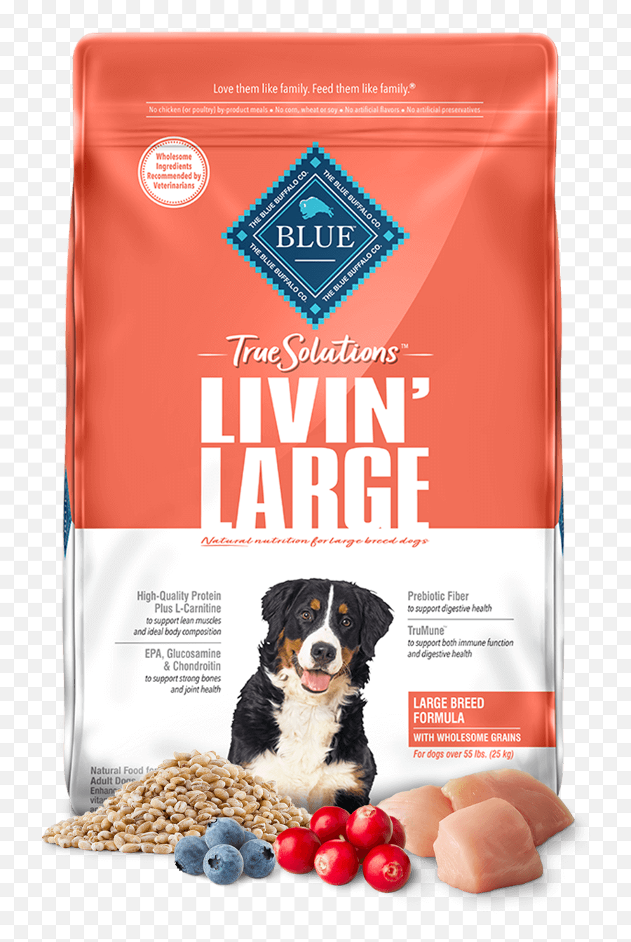 Blue True Solutions Livin Large - Blue Buffalo Dog Food Png,American Buffalo In Search Of A Lost Icon
