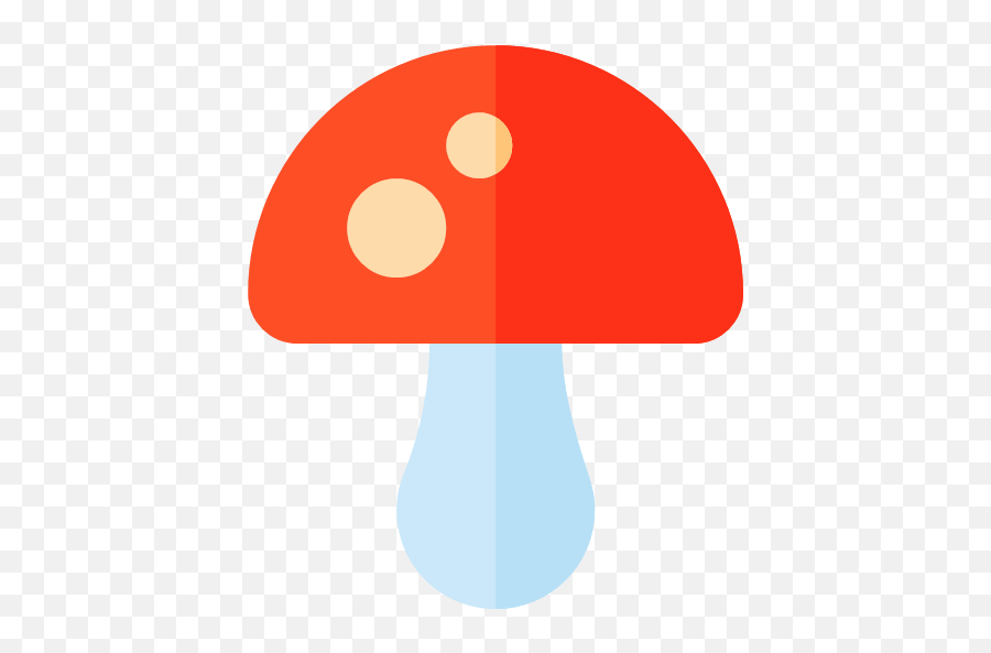 Flat Version Mushroom Icon Png
