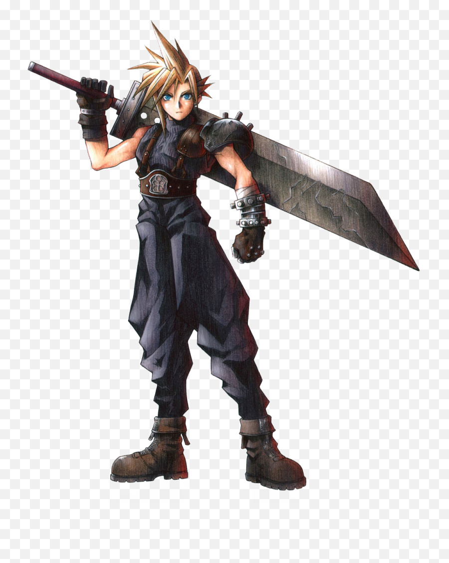Final Fantasy Vii Character Became - Cloud From Final Fantasy Png,Final Fantasy 9 Icon