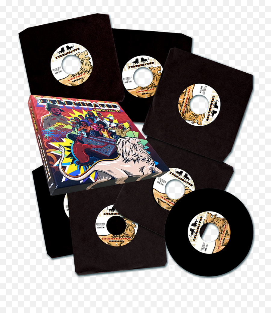 Xterminator - Earth Feel It 7 Box Set Various Artists 7 Inch Vinyl Auxiliary Memory Png,Planet Icon Set