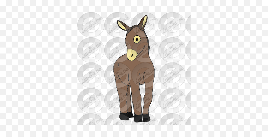 Donkey Picture For Classroom Therapy Use - Great Donkey Mule Png,Mule Icon
