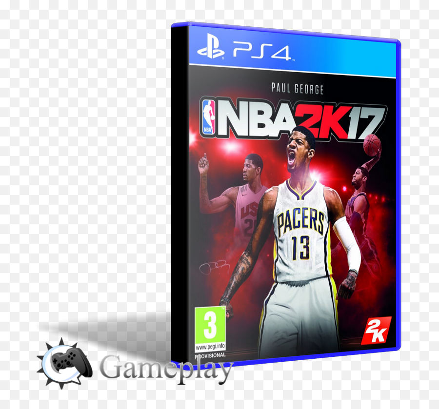 Wwe 2k17 - Nba 2k17 Ps4 Cover Hd Png Download Original Nba 2k 17 Ps3,Nba 2k17 Png