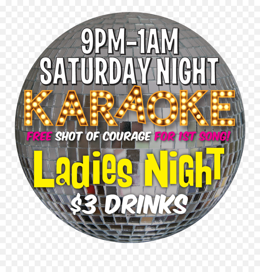 Saturday Night Karaoke Ladies U2014 Bluff Street Bar - Circle Png,Karaoke Png