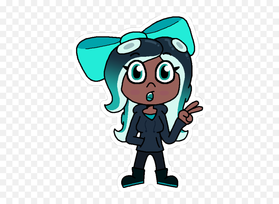 Splatoon 2 Friends Oc Amanda Ocks My - Fictional Character Png,Marina Splatoon Icon