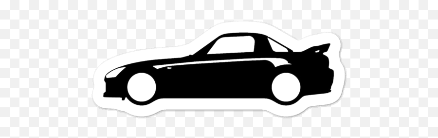 S2000 Side Silhouette - Bubblefree Stickers Automotive Decal Png,Car Icon Side