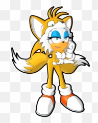 Rouges New Suit By Lazthefox1 - And Tails Kiss png