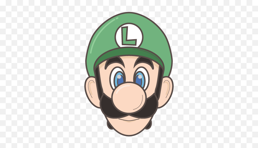 Smash Brothers - Luigi Mario Bros Head Png,Luigi Head Png