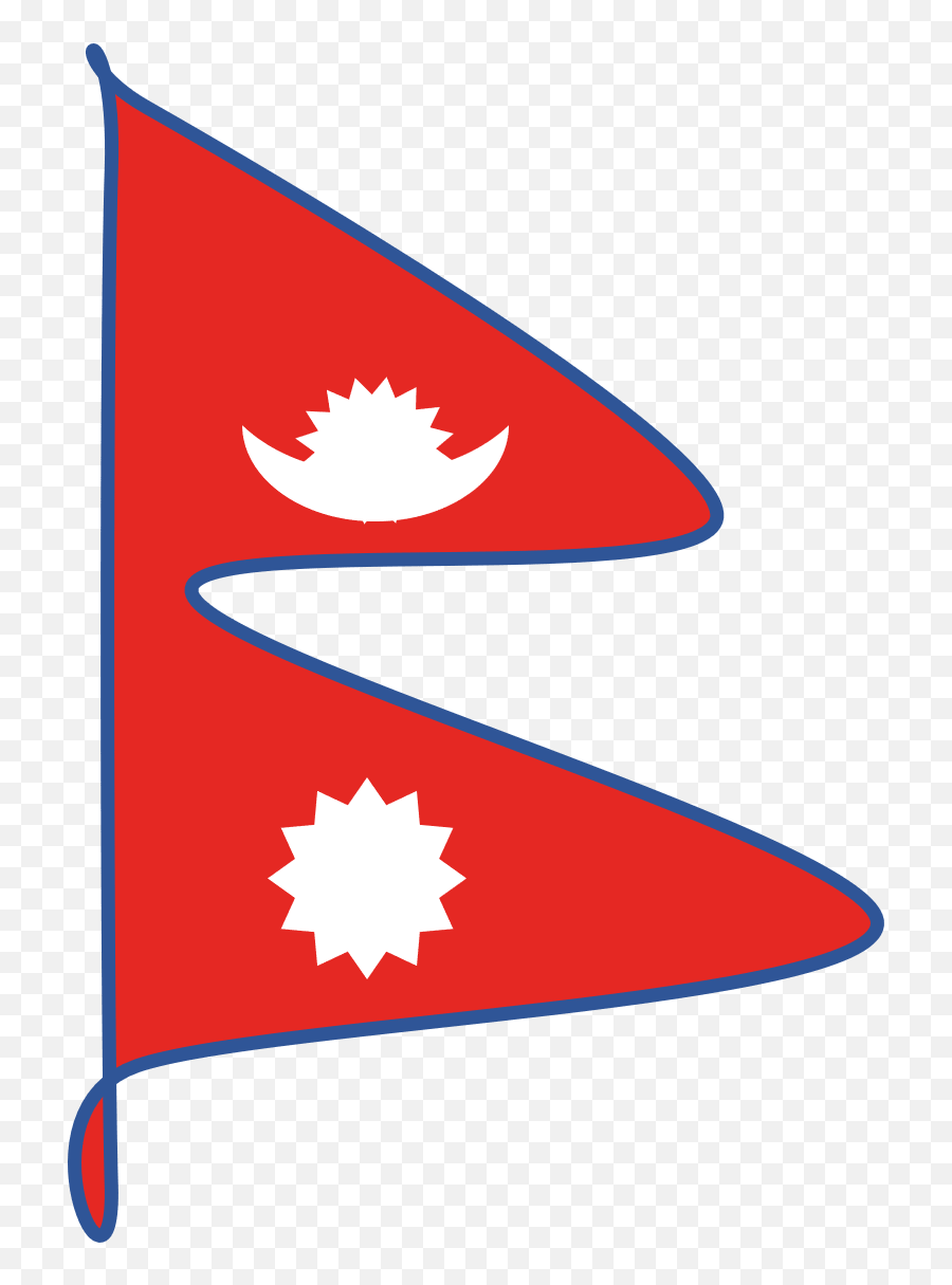 Download Hd Nepali Flag - Transparent Nepali Flag Png,Nepal Flag Png