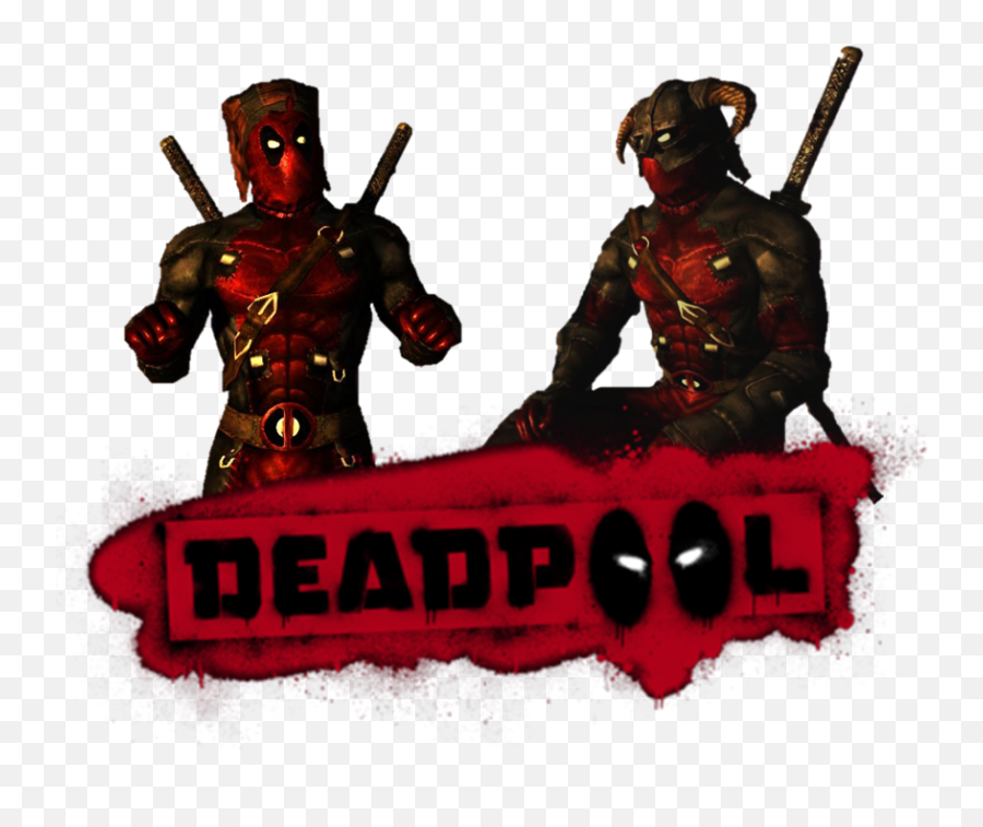 This Mod Adds A Unique Set Of Armour To - Logo Deadpool Png,Deadpool Transparent Background