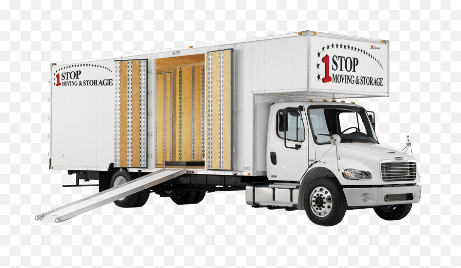 One Stop Moving And Storage Truck U2014 - Moving Trucks Png,Truck Transparent Background
