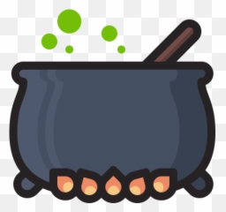 Halloween Horror Pot Potion Scary Witch Icon Png