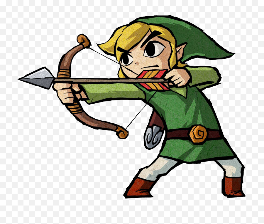 Link Zelda Png 3 Image - Link Wind Waker Bow,Zelda Png
