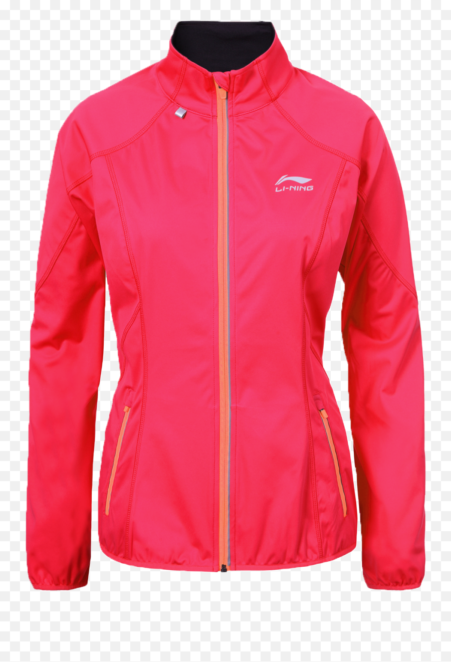 Li - Ning Womenu0027s Running Jacket Hannele Coral Hot Pink Zipper Png,Hot Pocket Png