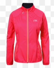 Li - Ning Womenu0027s Running Jacket Hannele Coral Hot Pink Zipper Png,Hot Pocket Png