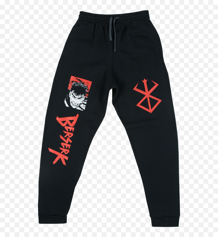 Berserk Logo Black Joggersu2013 Atsuko - Pajamas Png,Berserk Png