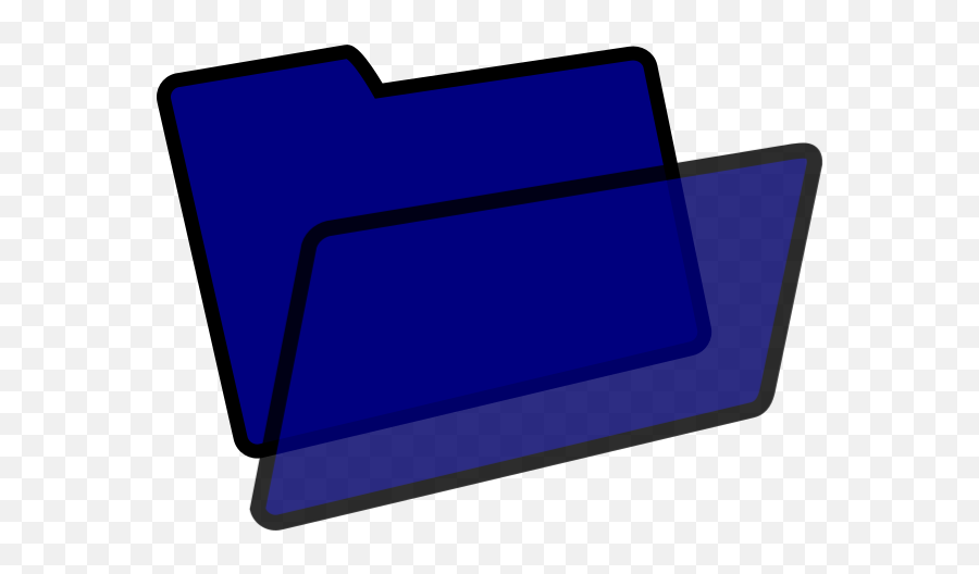 Dark Blue And Black Folder Png Svg Clip Art For Web - Coin Purse,Folder Png