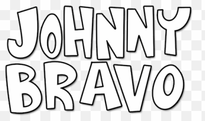 Download Johnny Bravo Image - Line Art Full Size Png Image,Johnny Bravo Png