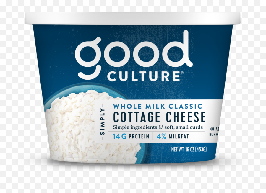 Good Culture Organic Cottage Cheese - Low Sodium Snacks Png,4 Png