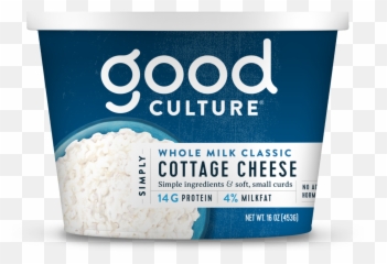 Good Culture Organic Cottage Cheese - Low Sodium Snacks Png,4 Png