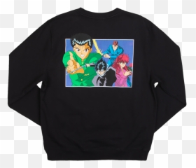 Yu Hakusho Group Black Sweatshirtu2013 Atsuko - Cartoon Png,Yu Yu Hakusho Png