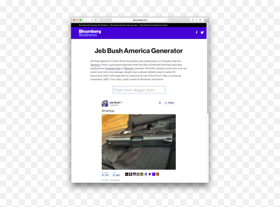 Jeb Bush Gun Meme Transparent Png Image - Jeb Bush America Gun,Jeb Bush Png