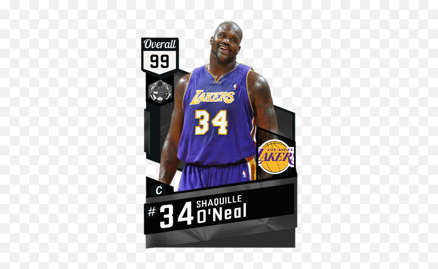 01 Shaquille Oneal - Nba My Team Cards Png,Shaq Png