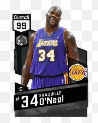 01 Shaquille Oneal - Nba My Team Cards Png,Shaq Png