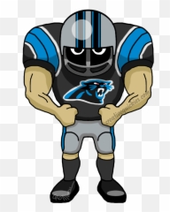 Charlotte North Carolina Panthers - Cartoons Of Your Football Player Png